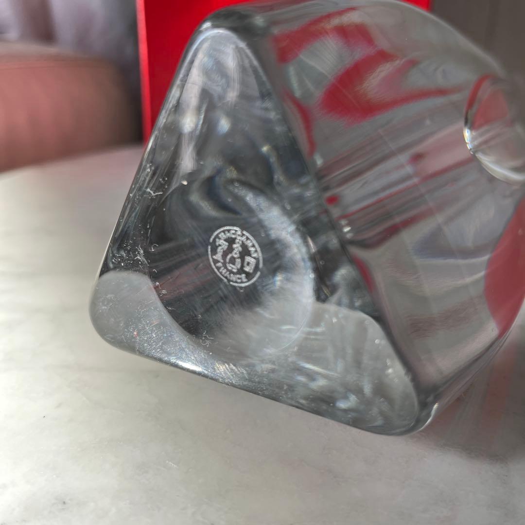 Baccarat クリスタルローズフラワーベース花瓶