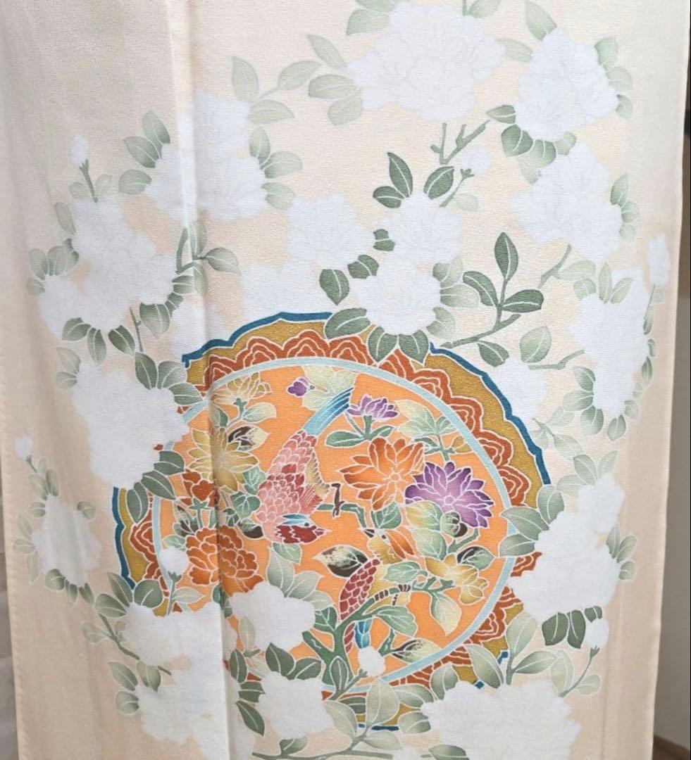 再販◯淡色◯ペールオレンジ訪問着4点セット