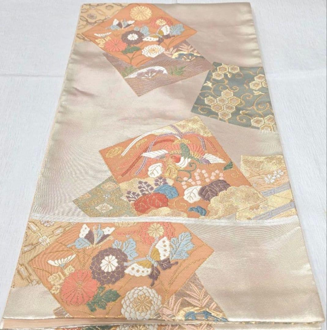 再販◯淡色◯ペールオレンジ訪問着4点セット