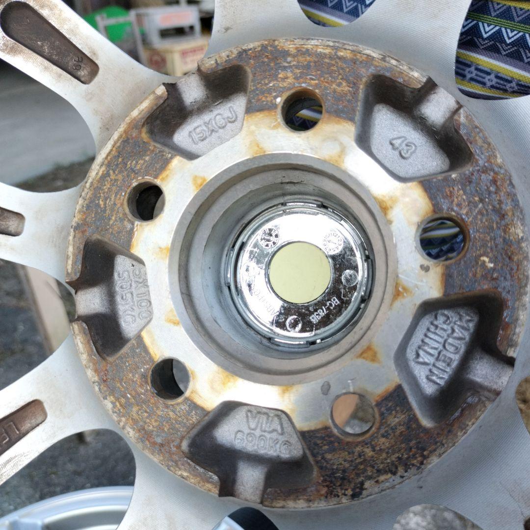 GRASS 15インチ ホイール 5スポーク 4本セット