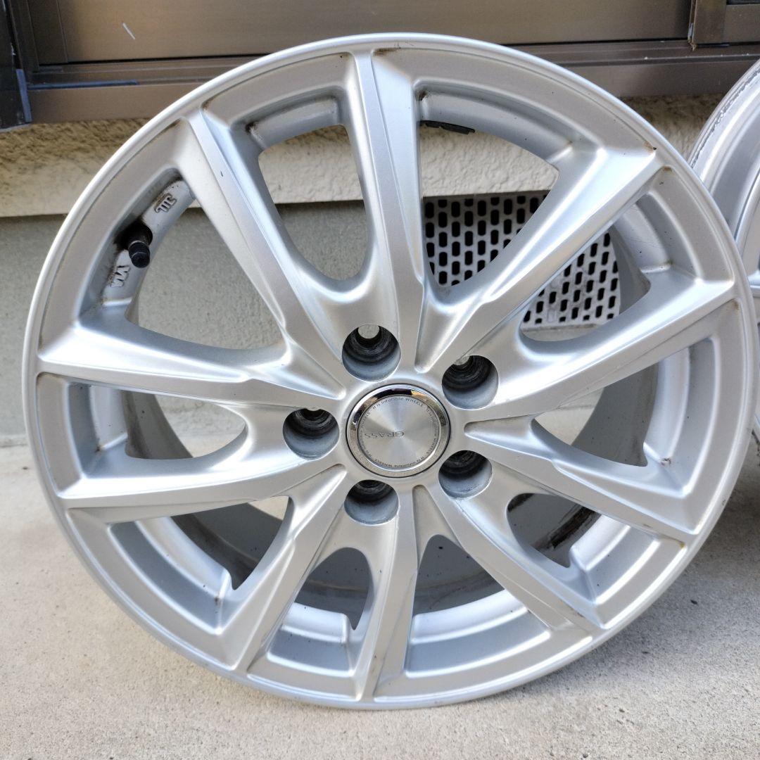 GRASS 15インチ ホイール 5スポーク 4本セット