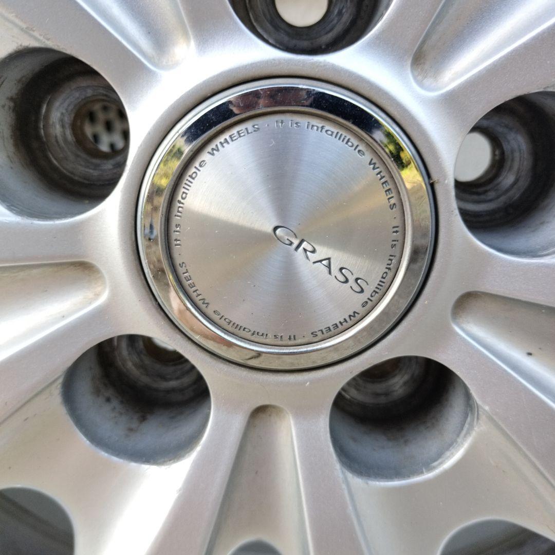 GRASS 15インチ ホイール 5スポーク 4本セット