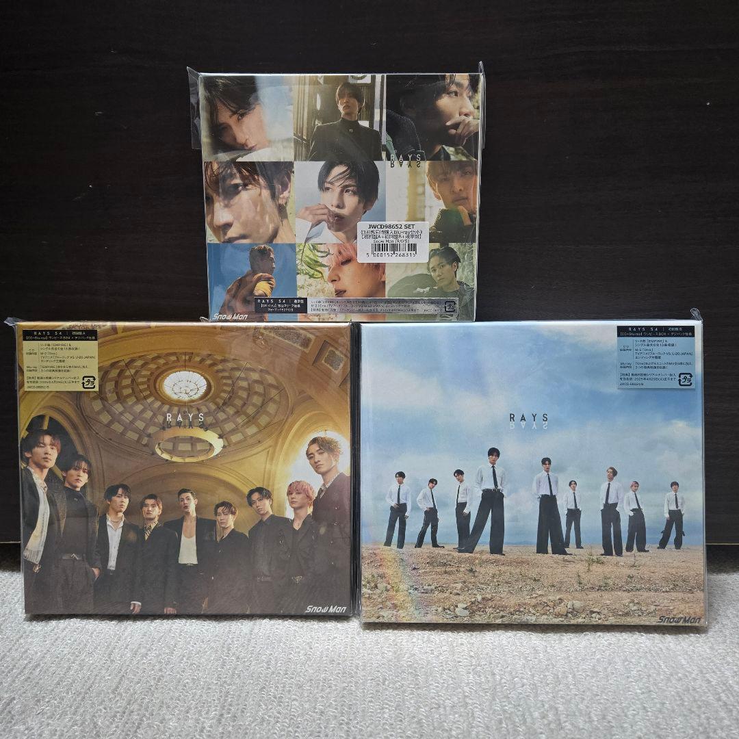  Man RAYS 初回盤 通常盤