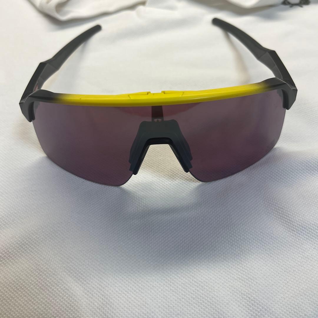 Oakley スポーツサングラス ブラック/イエロー
