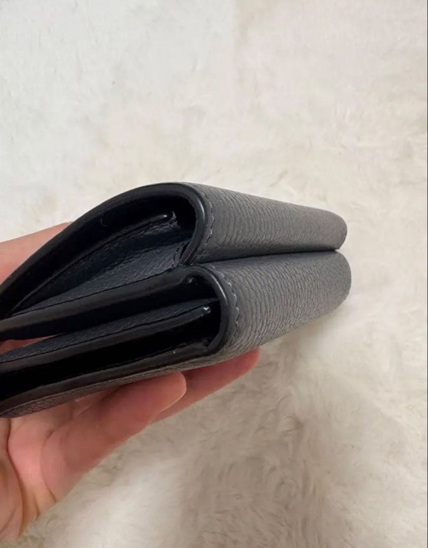 LOEWE 三つ折り財布 グレー