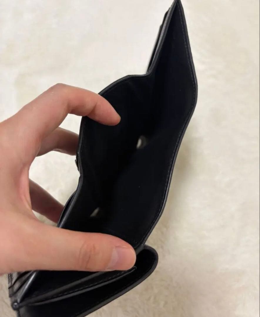 LOEWE 三つ折り財布 グレー