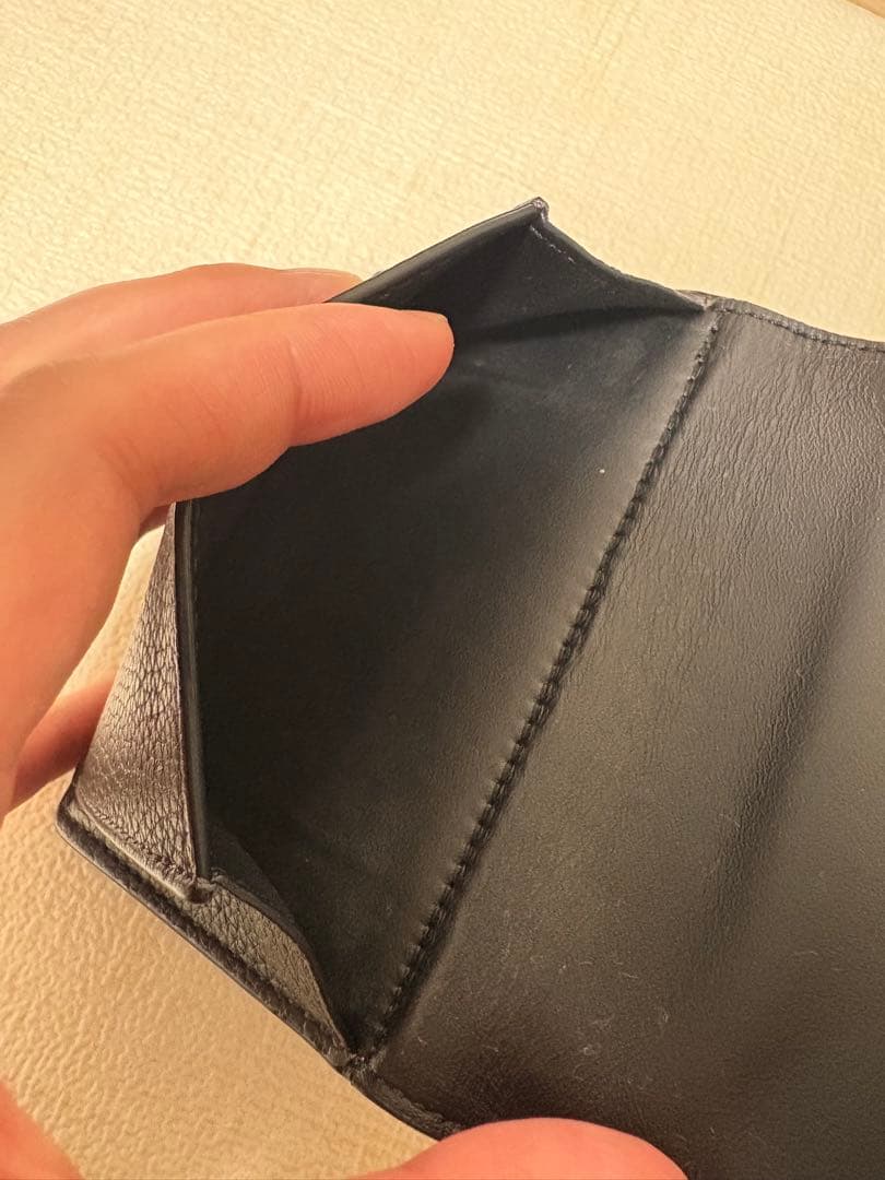 LOEWE 三つ折り財布 グレー