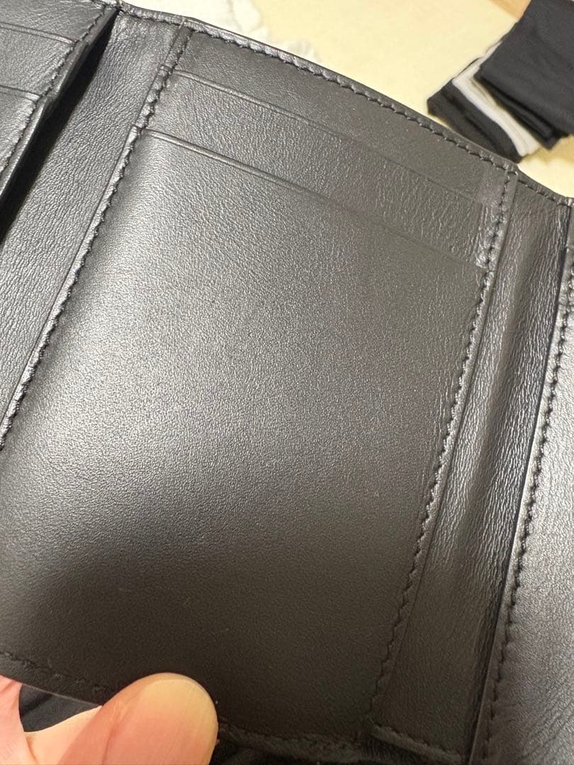 LOEWE 三つ折り財布 グレー