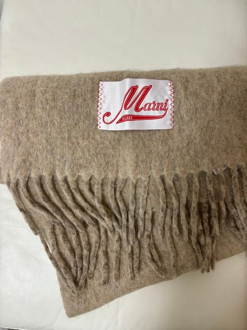 Marni フリンジ付きマフラー マルニ MARNI マフラー