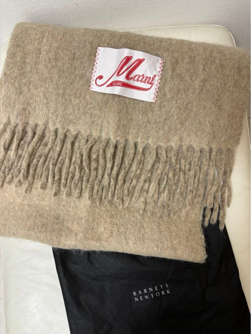 Marni フリンジ付きマフラー マルニ MARNI マフラー