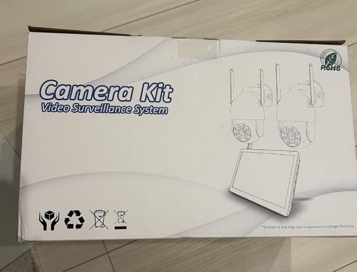 最安値★防犯カメラ 監視カメラ モニター付き 2台セット ★新品未使用