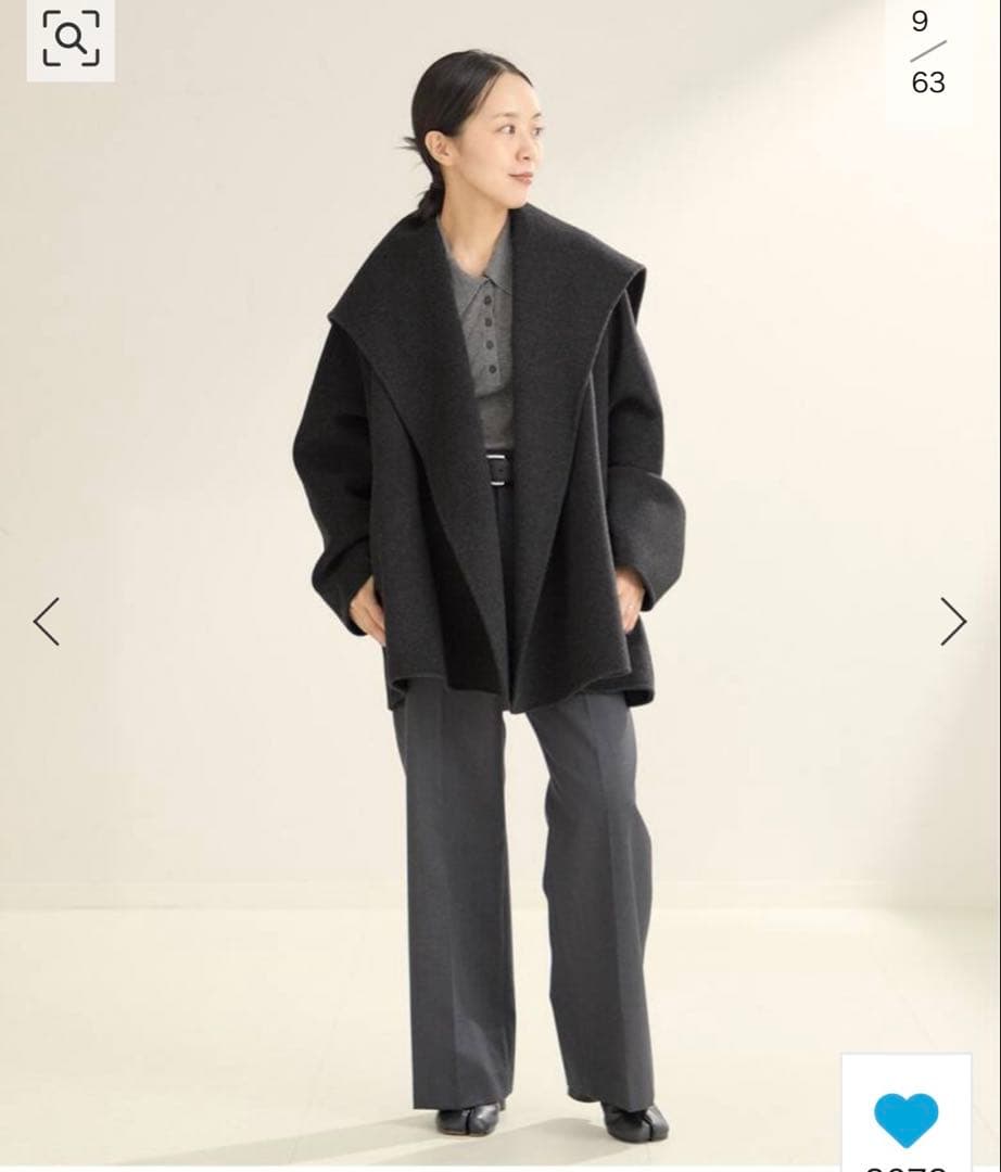 plageハミルトンセーラーコートサンプル品社内品36