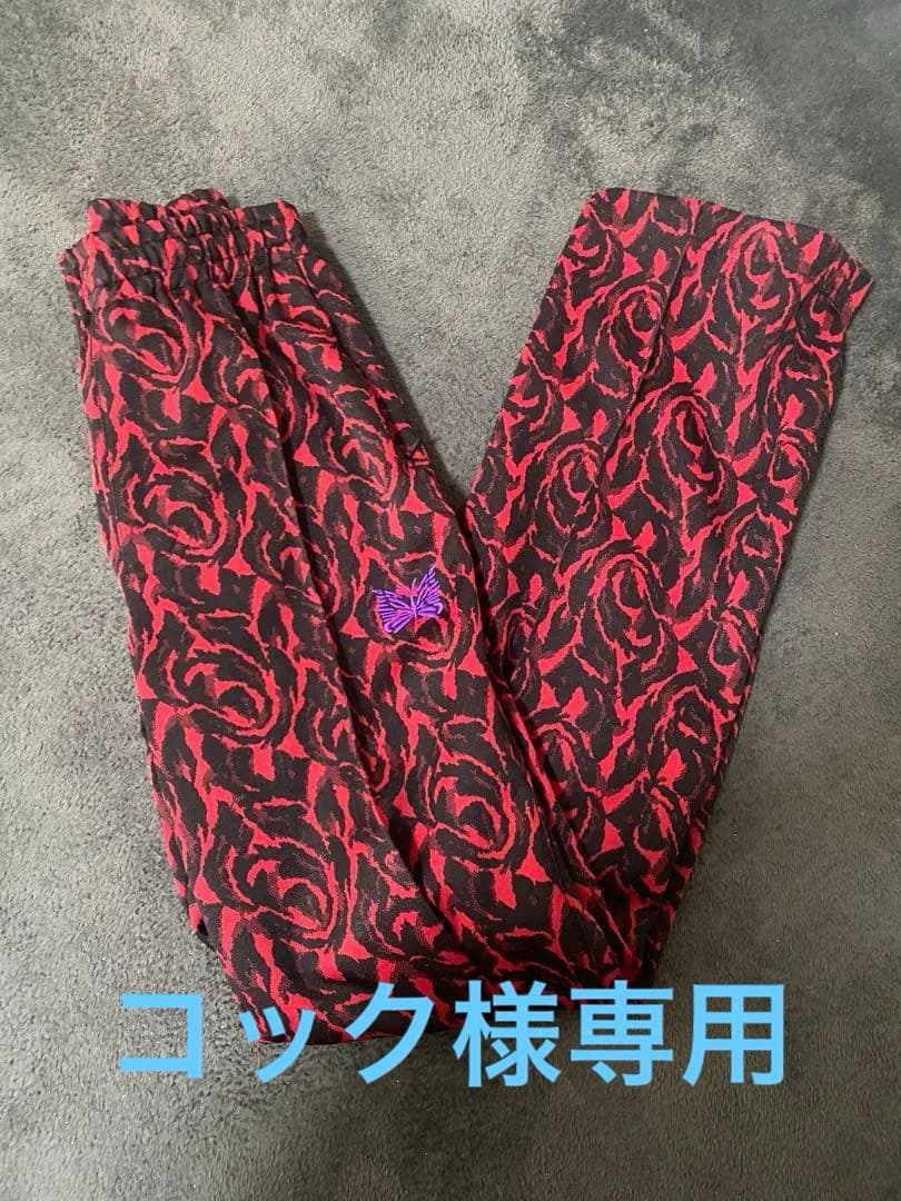 コックNeedles✖️baracuta トラックパンツ　レッド