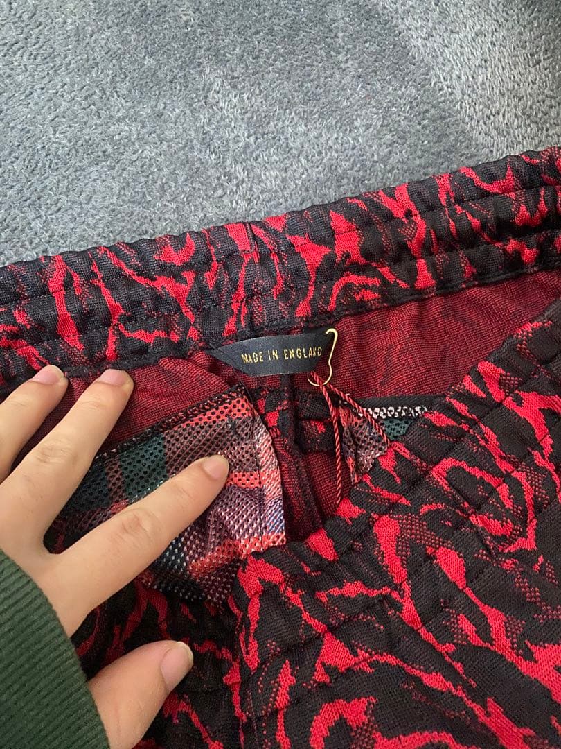 コックNeedles✖️baracuta トラックパンツ　レッド