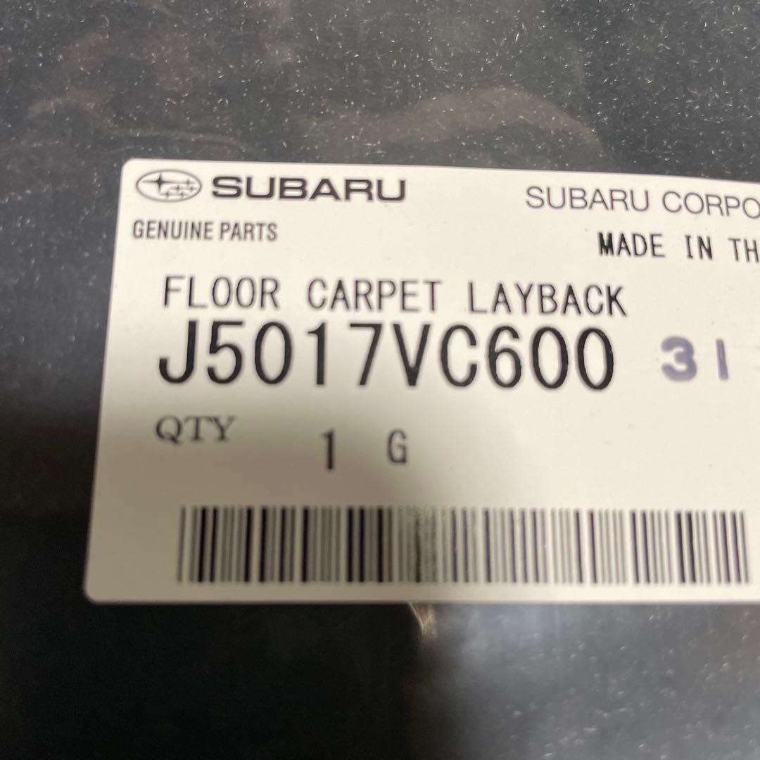 SUBARU 純正フロアマット　レヴォーグ/レイバック J5017VC600