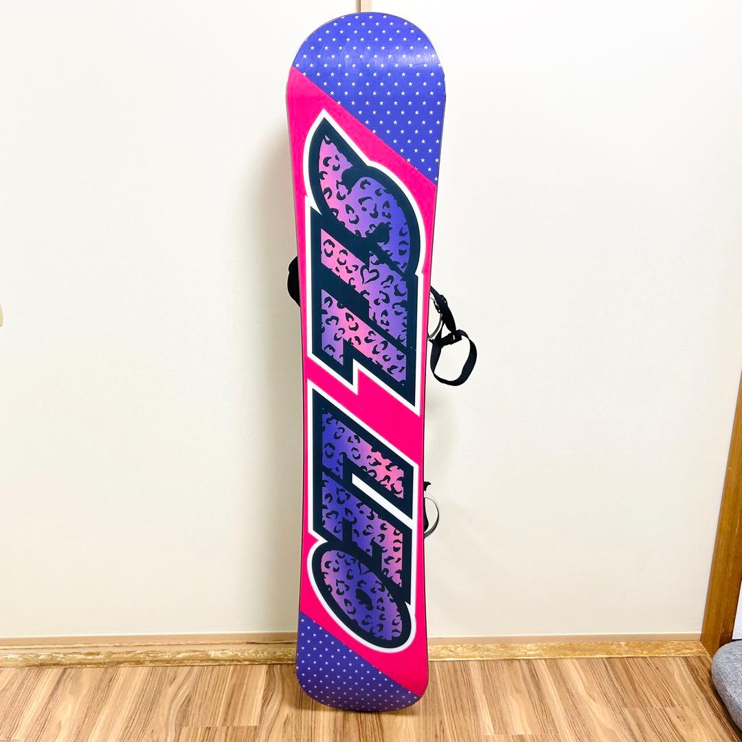 ステラ レオ スノーボード 140cm ビンディング付 レディース ピンク