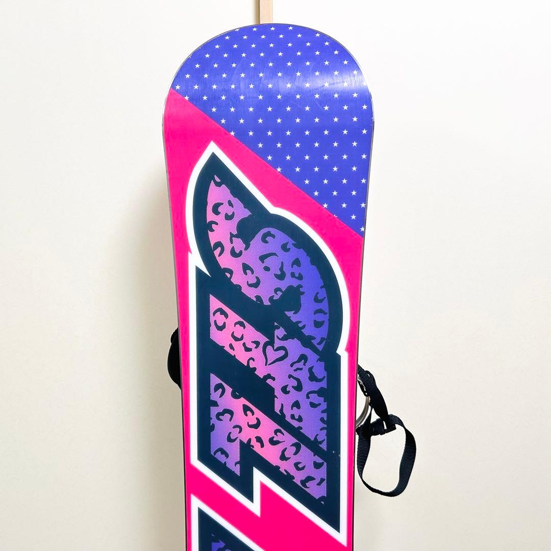 ステラ レオ スノーボード 140cm ビンディング付 レディース ピンク