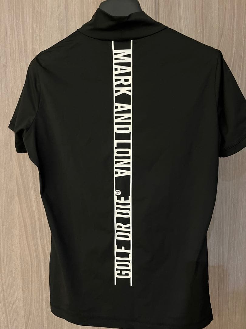 ma84様⭐︎MARK & LONA ブラック モックネックゴルフシャツ M