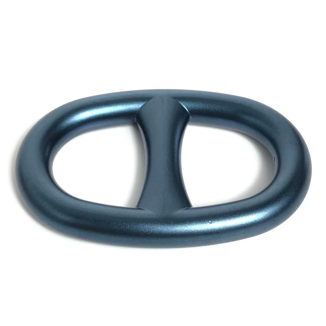 【美品】HERMES エルメス シェーヌダンクル スカーフリング 艶消し マット