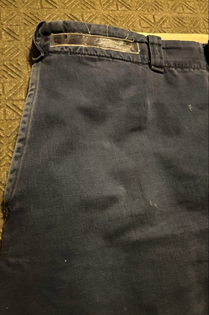 unknown 50s 60s オールコットン USA製 ワークパンツ フェード