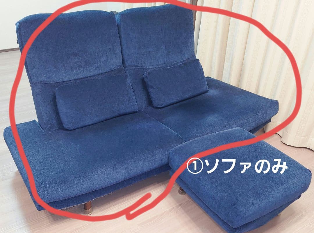 【美品/最高生地】NOYES Vision CL 2人掛けソファ クッションあり