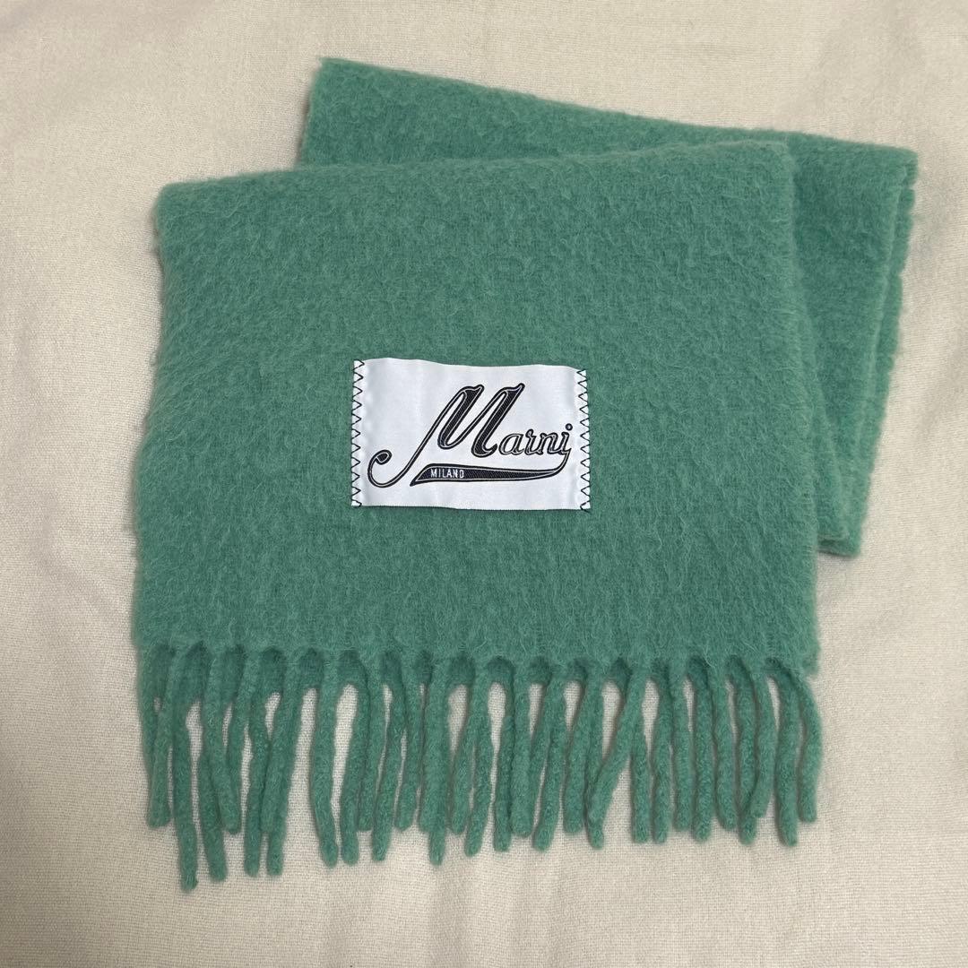 【お値下げ】Marni マルニ マフラー グリーン