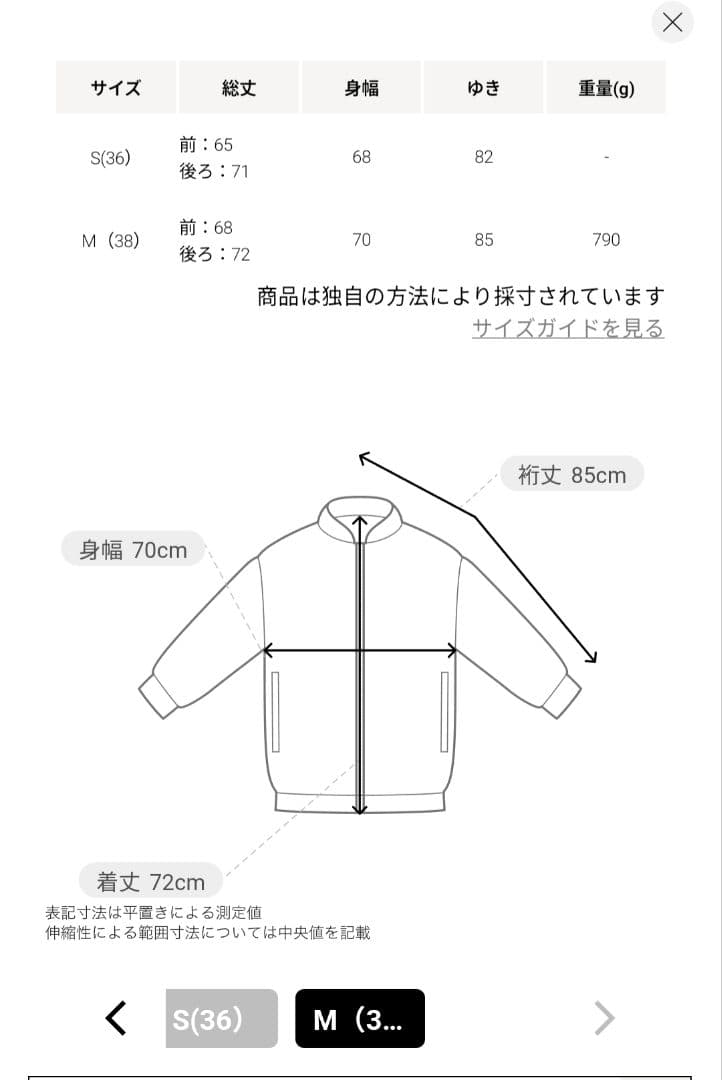 きりん様　UA別注THE RERACS リラクス ミディアム ポンチョ ブルゾン