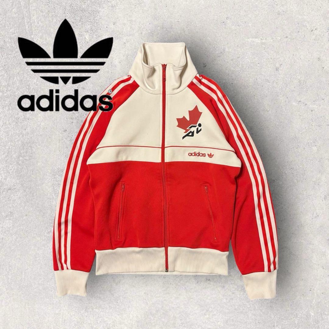【アディダス】トラックジャケット　ジャージ　XL 希少　カナダ　04年製