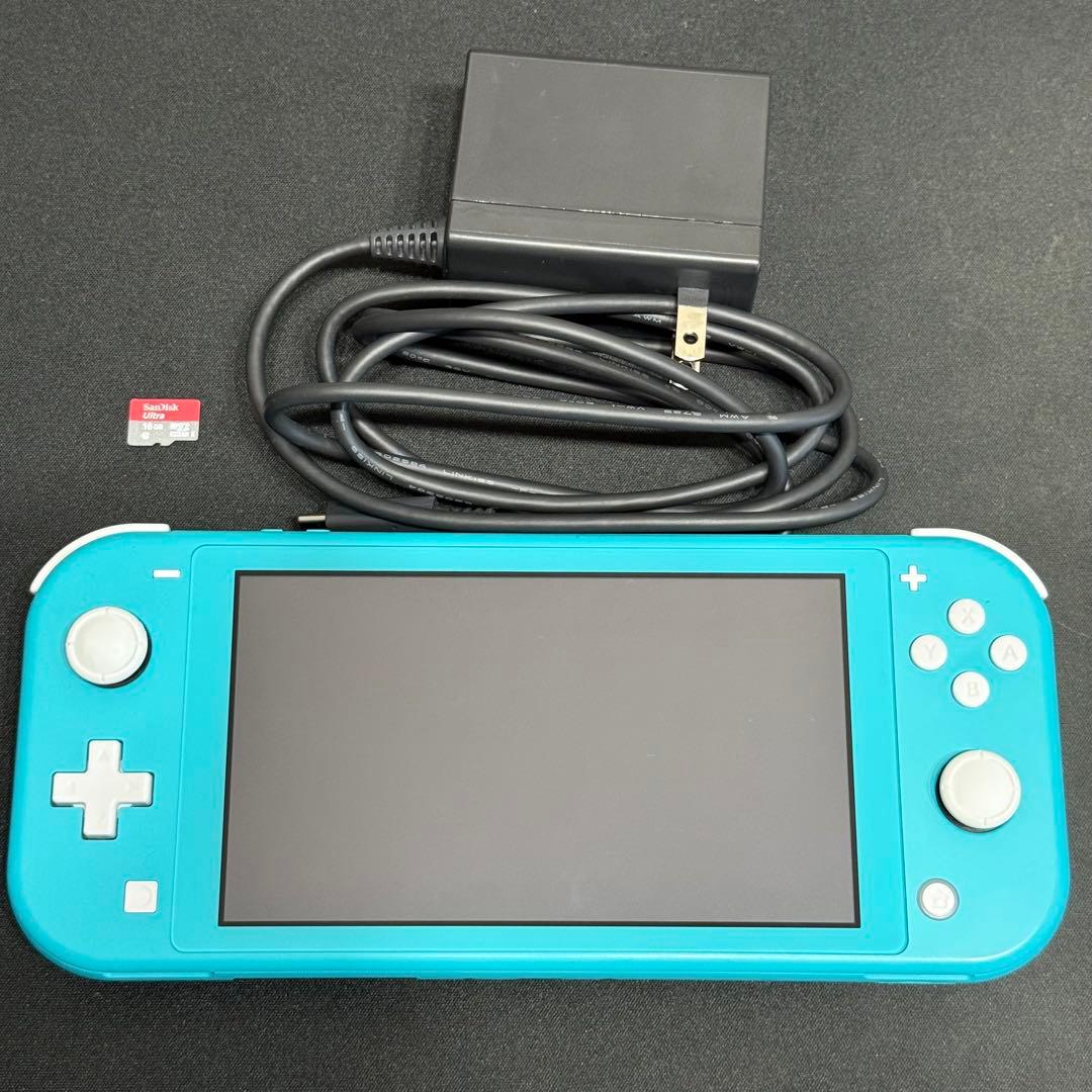 Nintendo Switch Lite ターコイズ + MicroSD16GB