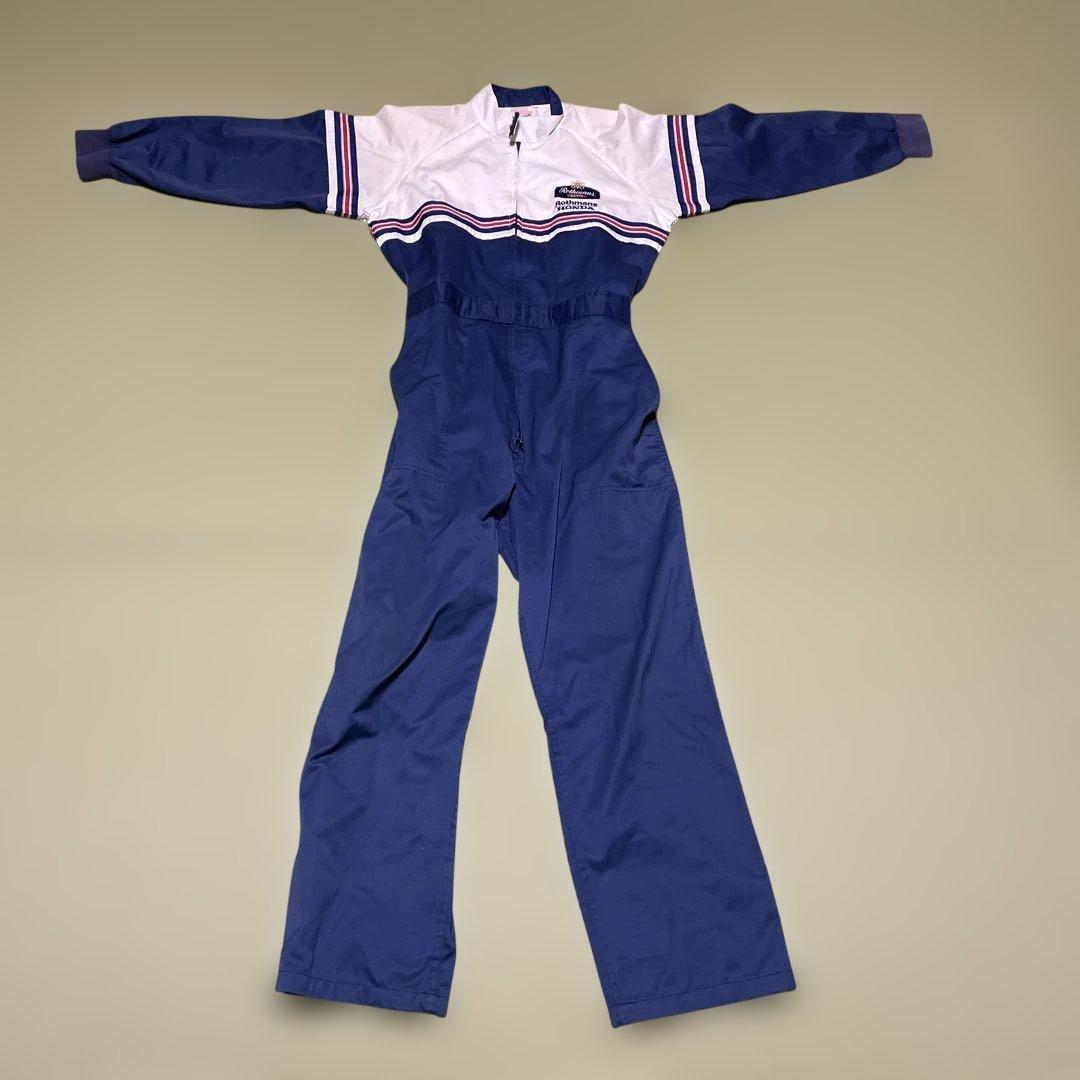 ロスマンズのツナギLサイズ 当時物 ビンテージ