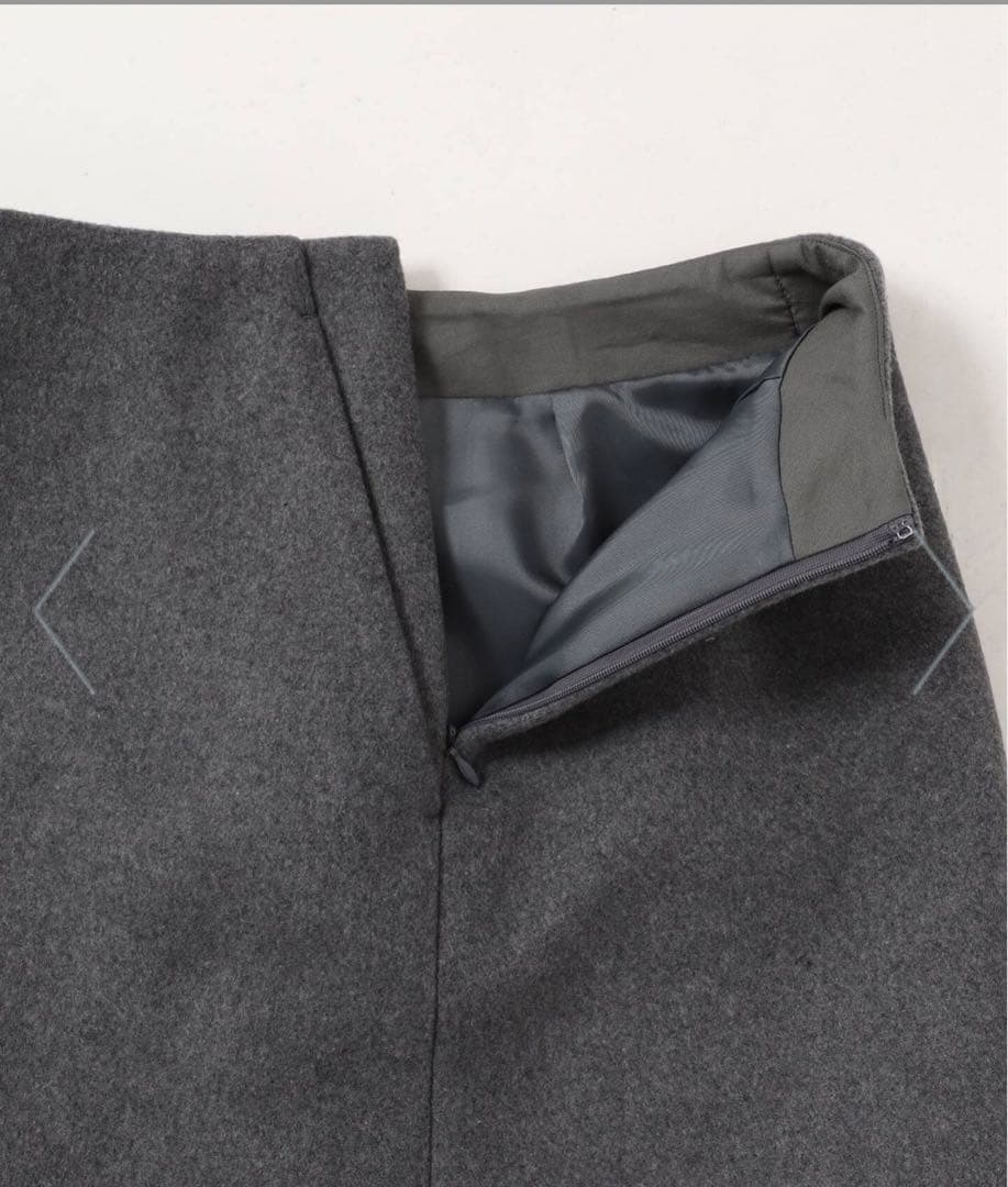 完売⭐︎Spick and SpanメルトンAラインミニスカート 黒36