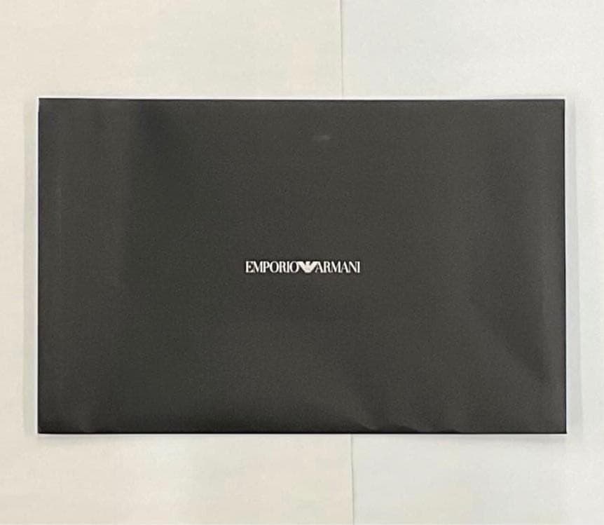 純正ケース付き　新品　エンポリオ アルマーニ　マフラー　625056ワインレッド