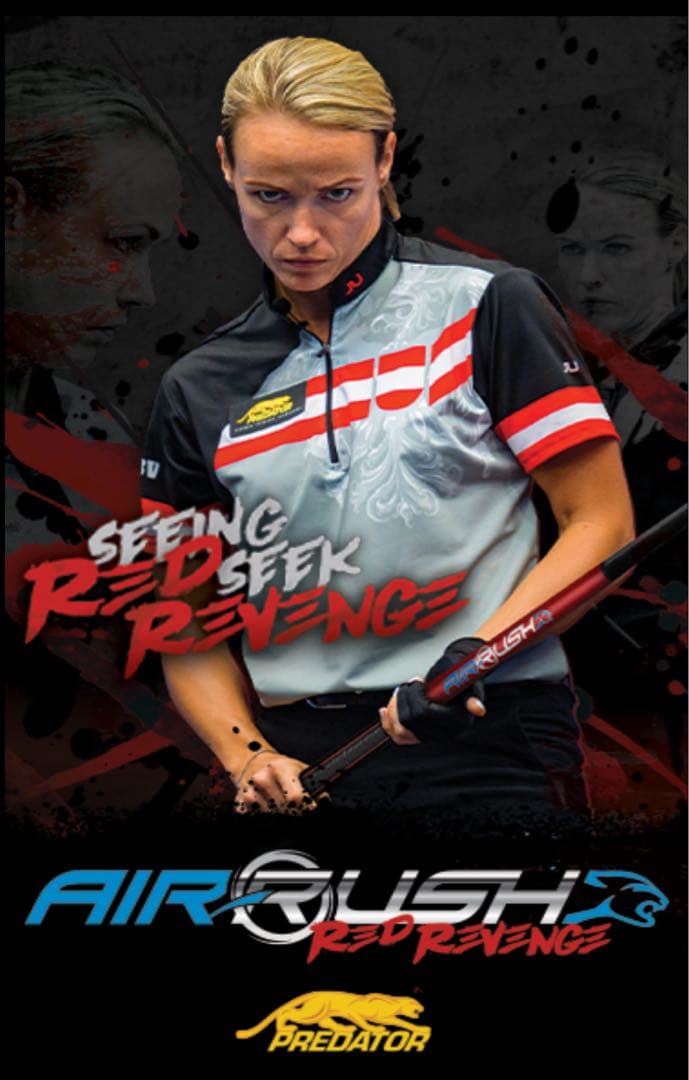 PREDATOR AIR Rush RED ビリヤードジャンプキュー　プレデター