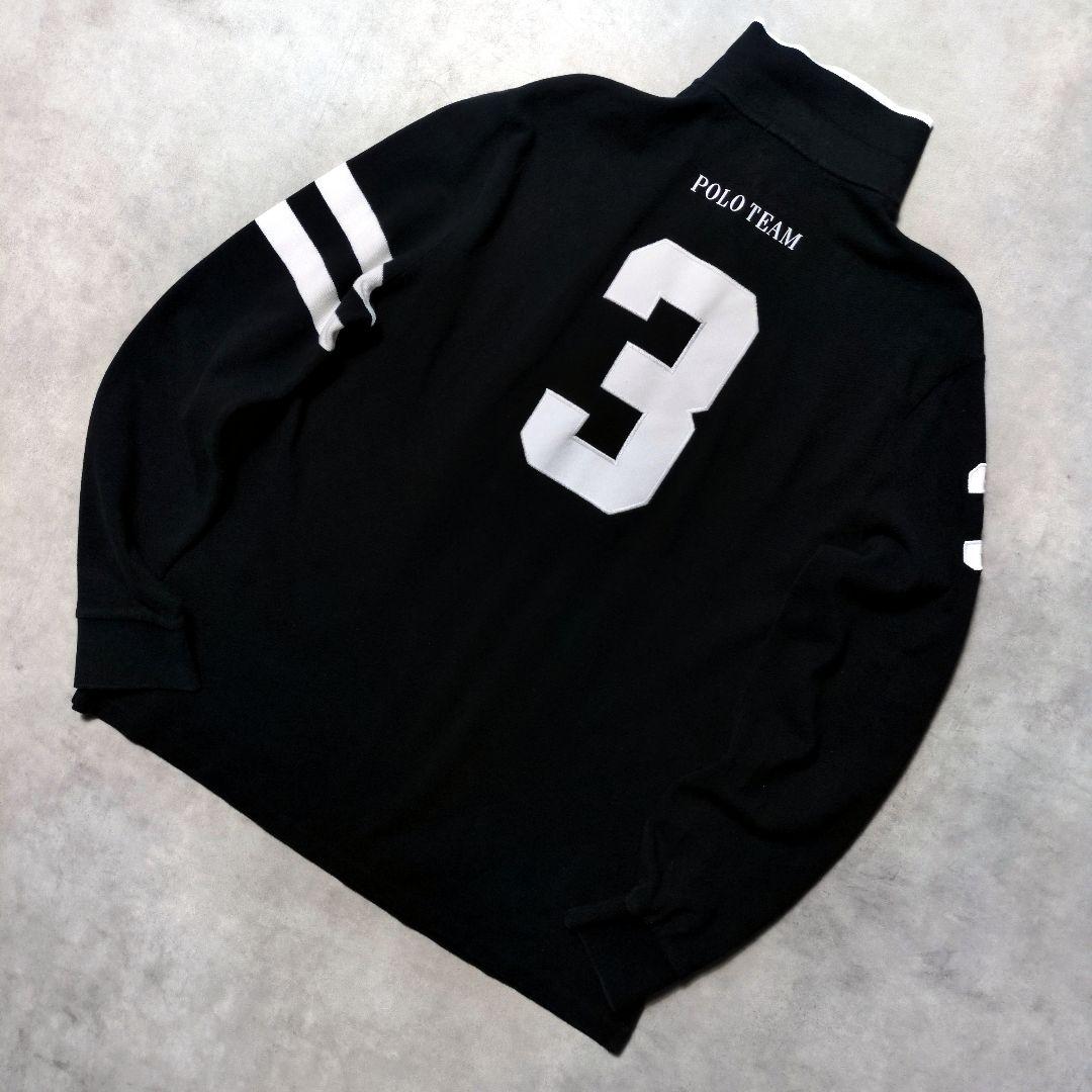 ラルフローレン ビッグポニー 長袖 カスタムスリムフィット ポロシャツ