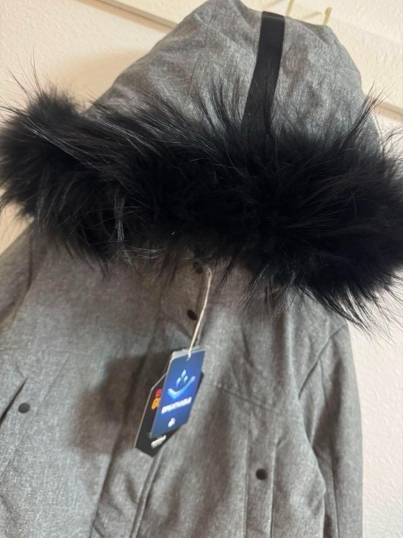 専用‼️新品⭐️mont-bellレディース高級ダウン ラクーンファーコートM