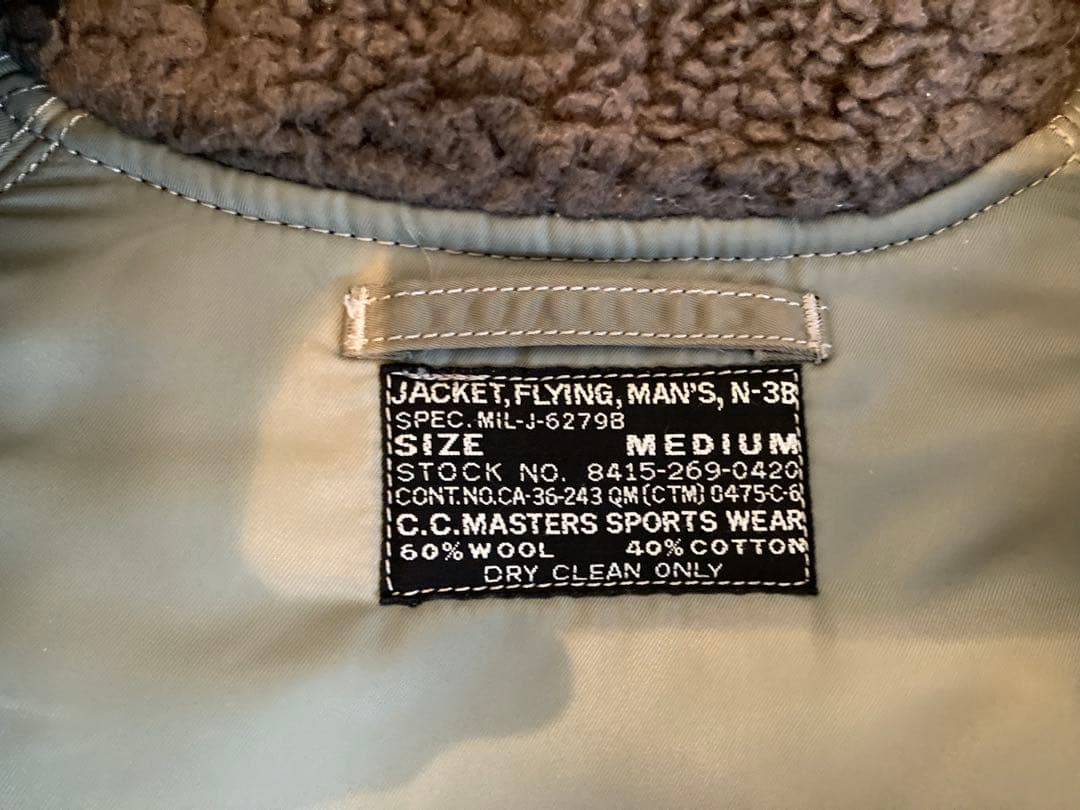 フェローズ　 C.C.MASTERS N3B サイズM