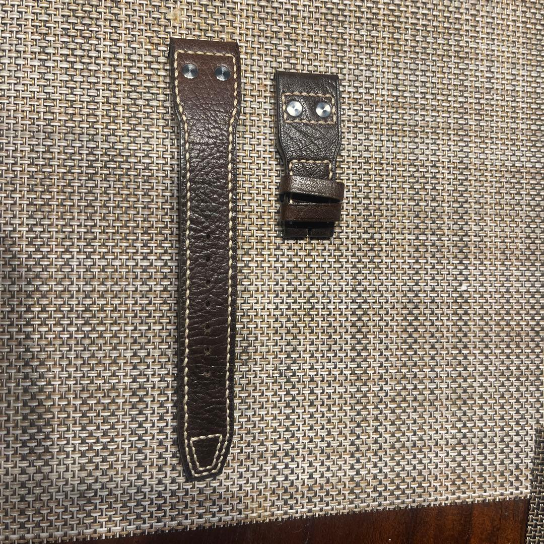 IWC ビッグパイロット　ブラウンレザー調整可能ストラップ