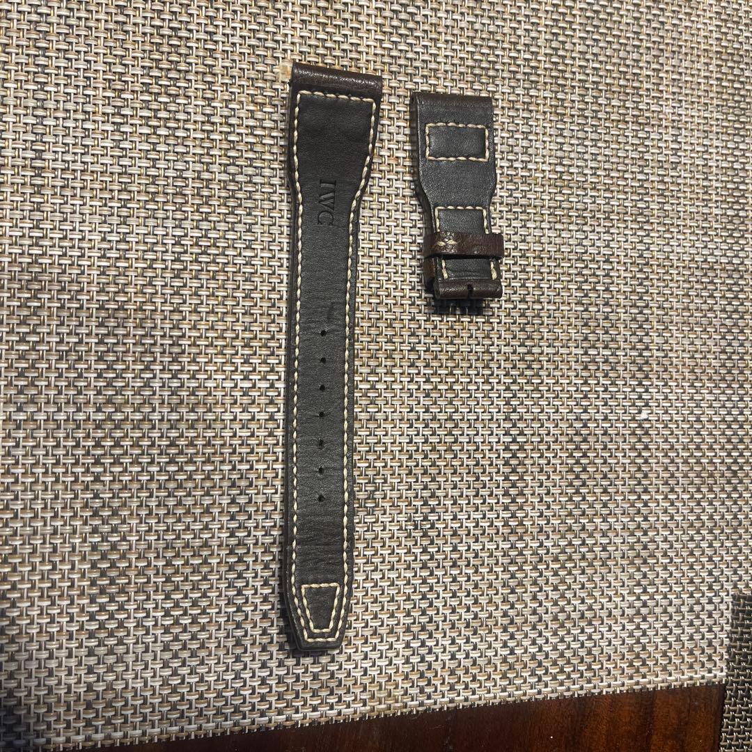 IWC ビッグパイロット　ブラウンレザー調整可能ストラップ