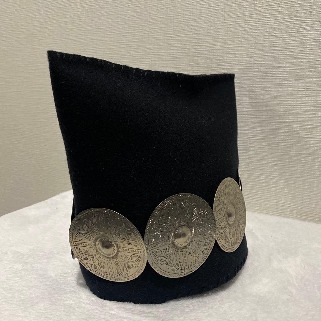 ヨウジヤマモト コレクションライン コンチョ ウール ハット 帽子