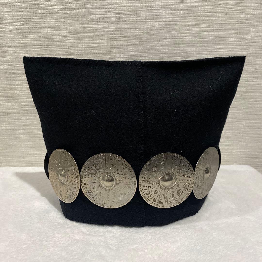 ヨウジヤマモト コレクションライン コンチョ ウール ハット 帽子