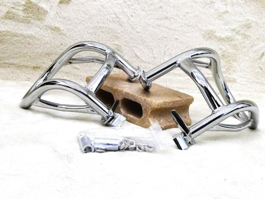 ゼファー４００　エンジンガード　タイプ２　メッキ /ZR400C　ゼファーカイ