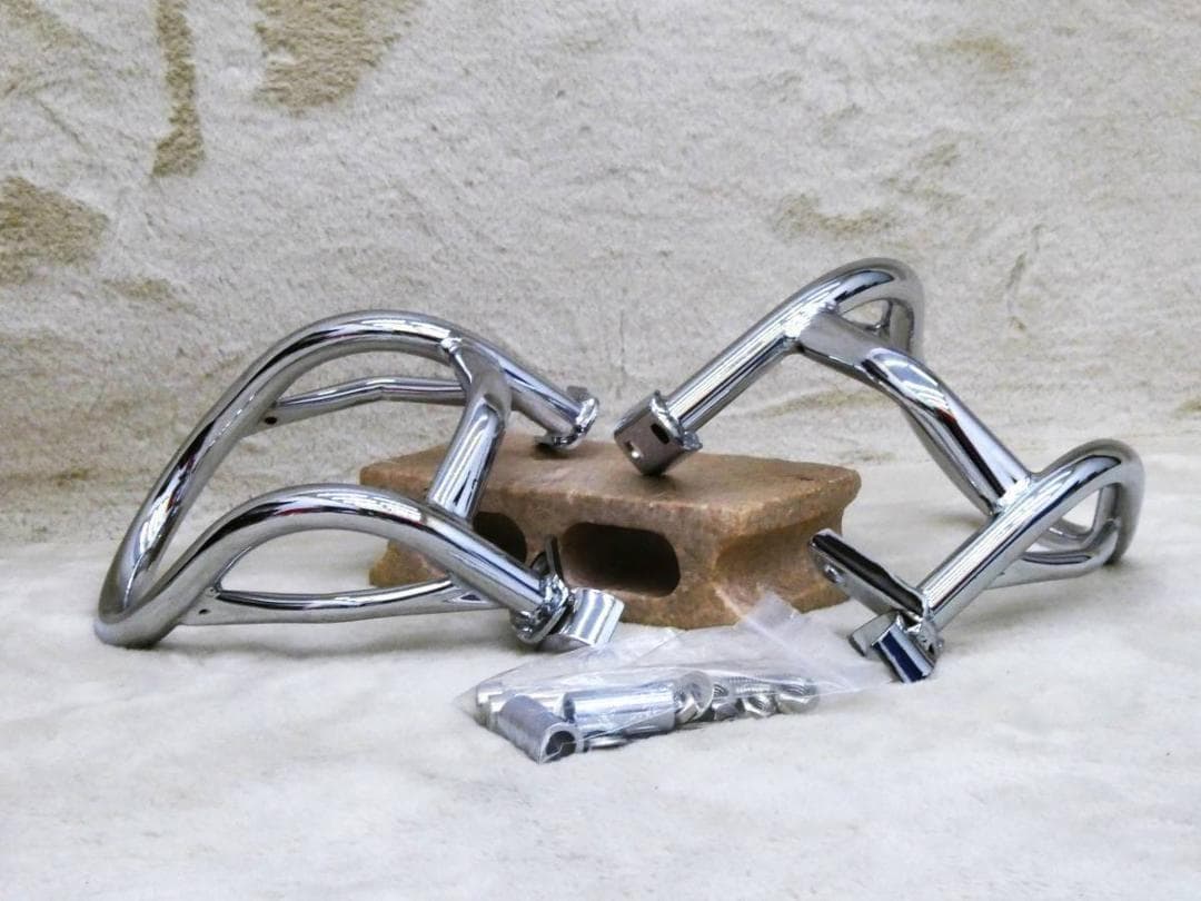 ゼファー４００　エンジンガード　タイプ２　メッキ /ZR400C　ゼファーカイ