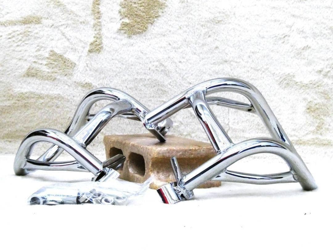 ゼファー４００　エンジンガード　タイプ２　メッキ /ZR400C　ゼファーカイ