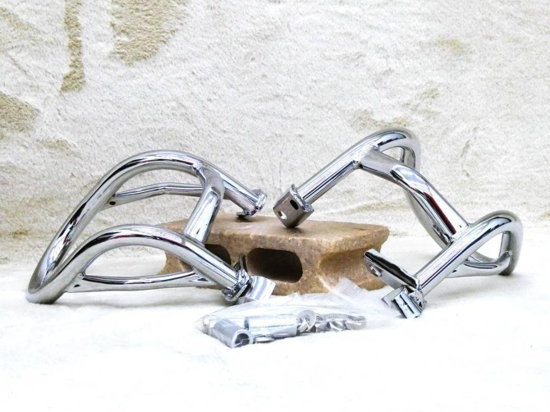 ゼファー４００　エンジンガード　タイプ２　メッキ /ZR400C　ゼファーカイ