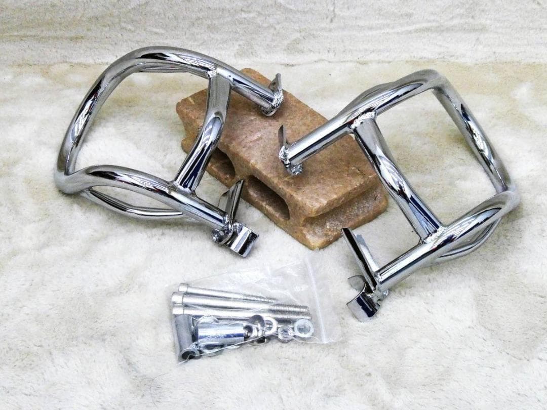 ゼファー４００　エンジンガード　タイプ２　メッキ /ZR400C　ゼファーカイ