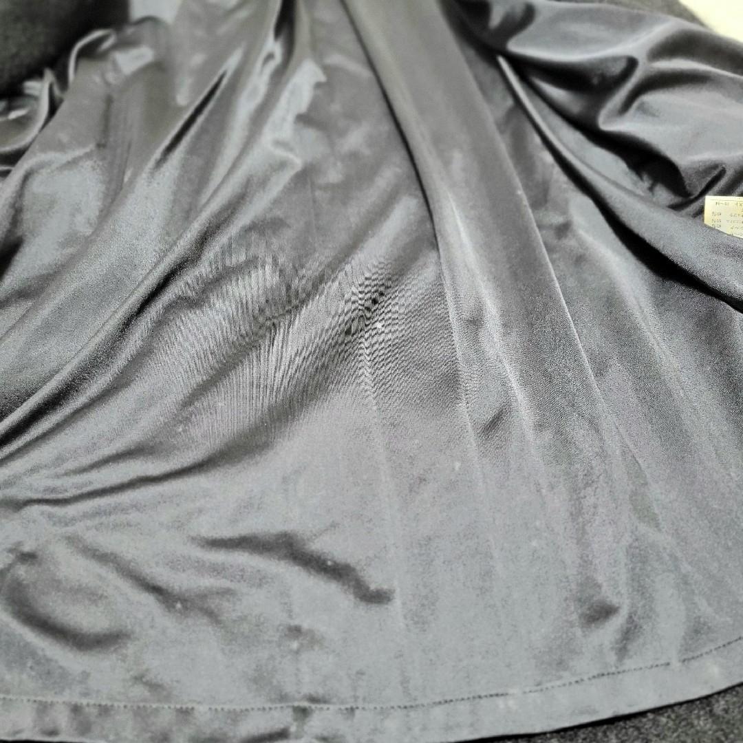 ATELIER SAGAN アトリエサガン ノーカラー コート 黒 刺繍