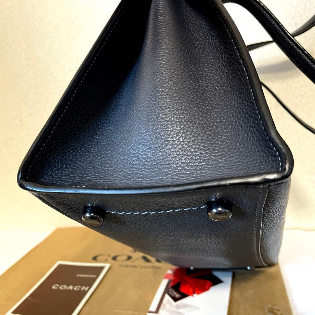 COACH‼️未使用状態(^^)ダークグレー2WAYトートバッグ‼️