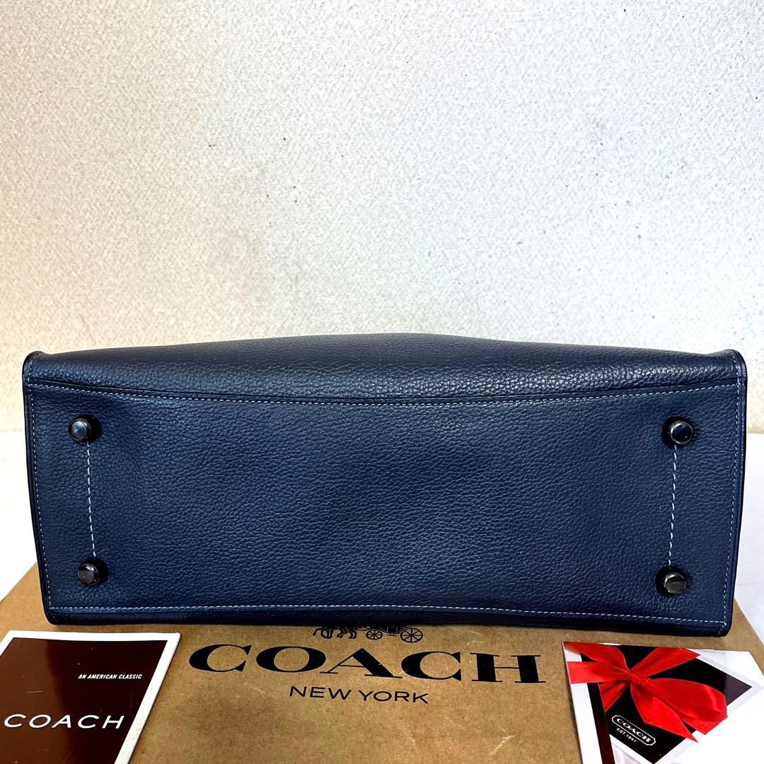 COACH‼️未使用状態(^^)ダークグレー2WAYトートバッグ‼️