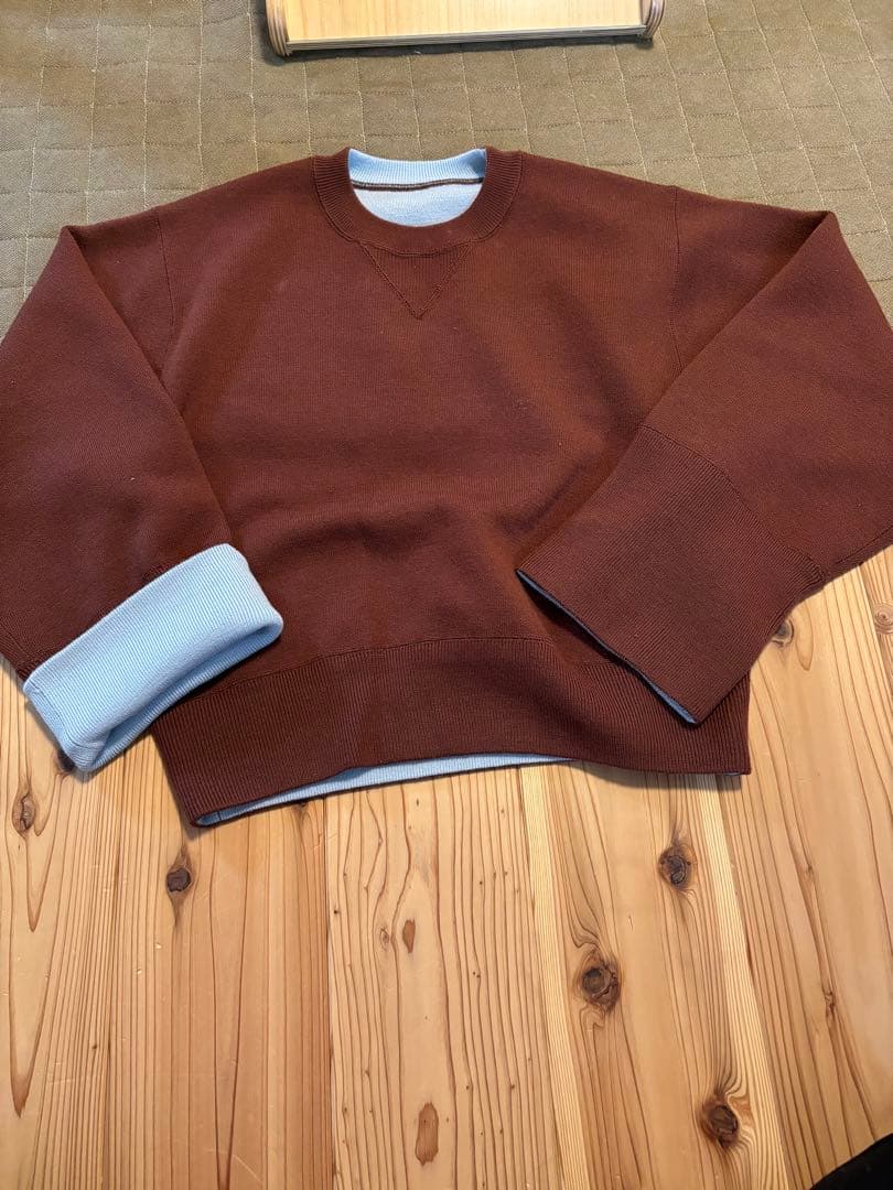 ADAM ET ROPE FEMME リバーシブル トレーナー