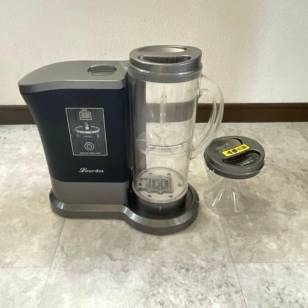 ルルドプレミアム 高濃度水素水 水素ガス吸入セット カートリッジ付 簡易動作⭕️